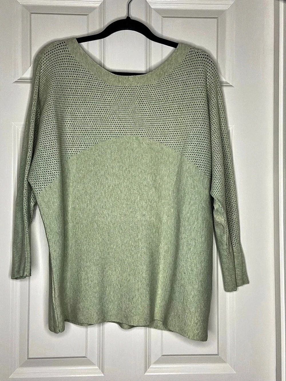Mila -  Sage Green Knit Sweater XL Like New